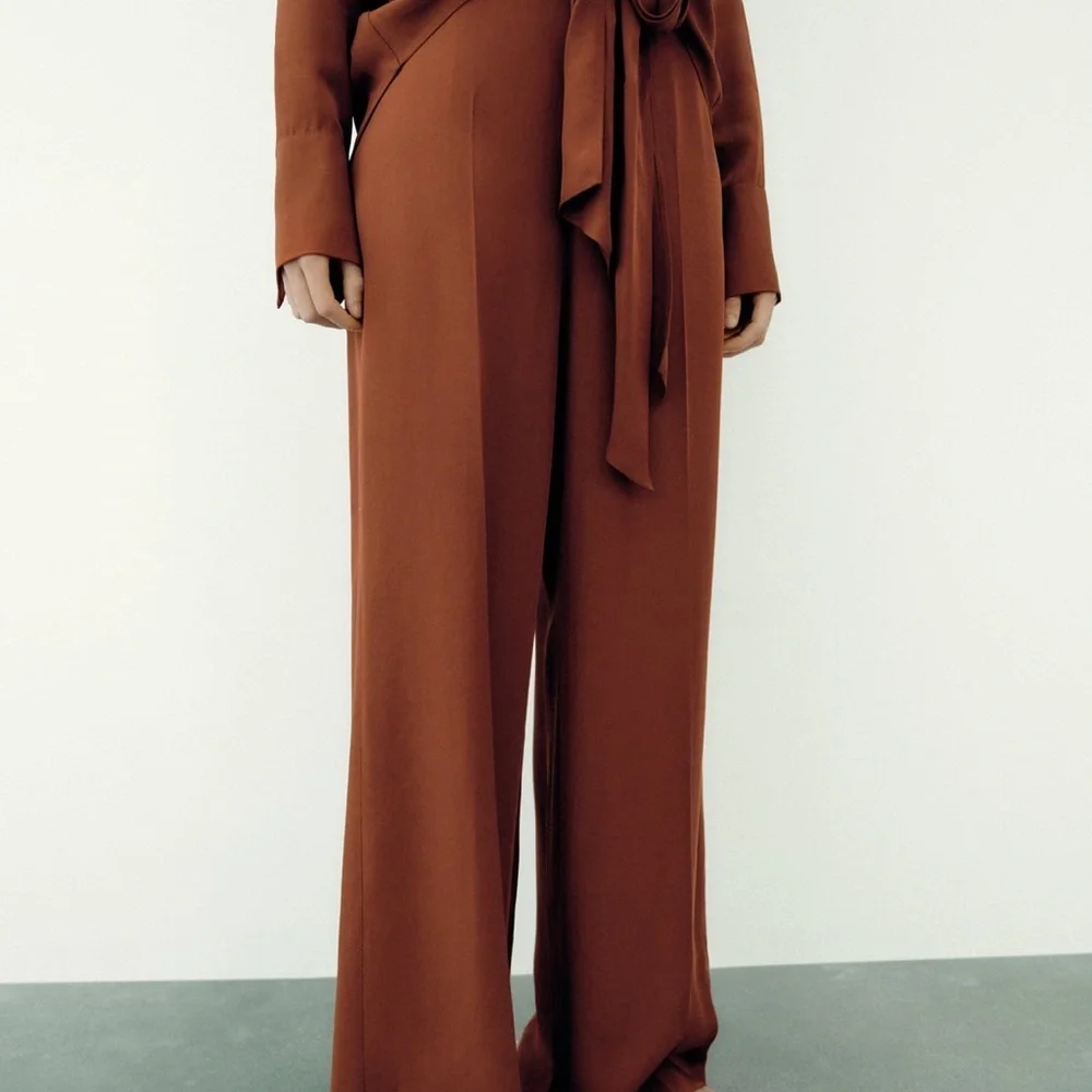 Zara wide flowy pants - Picture 2 of 6